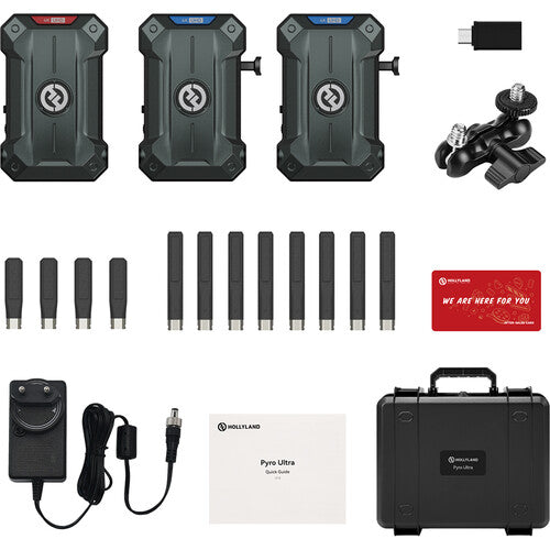 Hollyland Pyro 1TX 2RX Ultra 4K HDMI/SDI Wireless Video Dual Receiver Transmission System