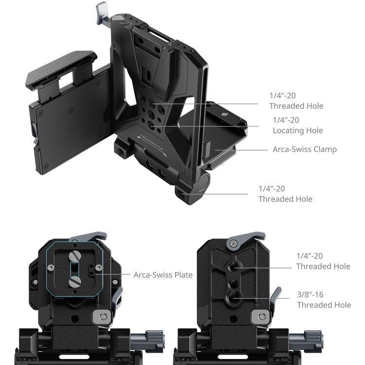 SmallRig V-Mount Battery Mount Plate Kit (Pro) 5315