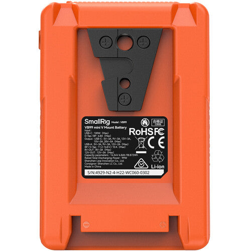SmallRig VB99 mini V Mount Battery(Orange) 4929