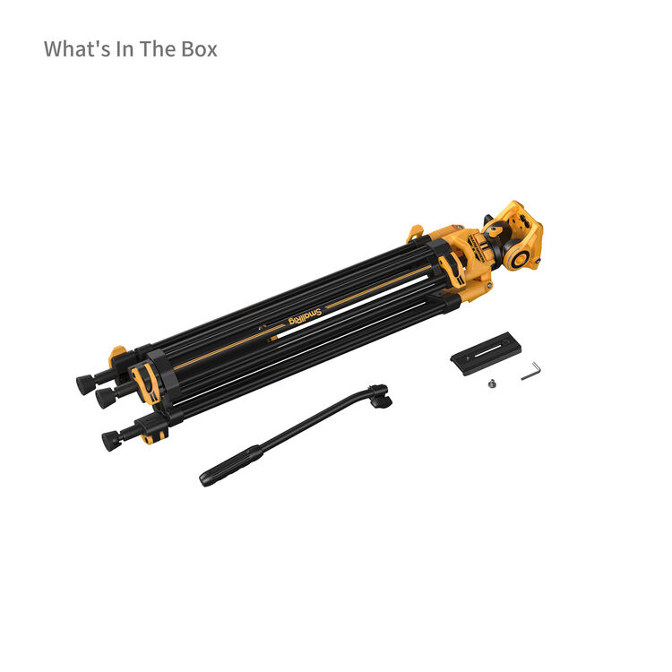 Smallrig Heavy-Duty Fluid Head Tripod AD-01(BumbleBee Edition) 5523