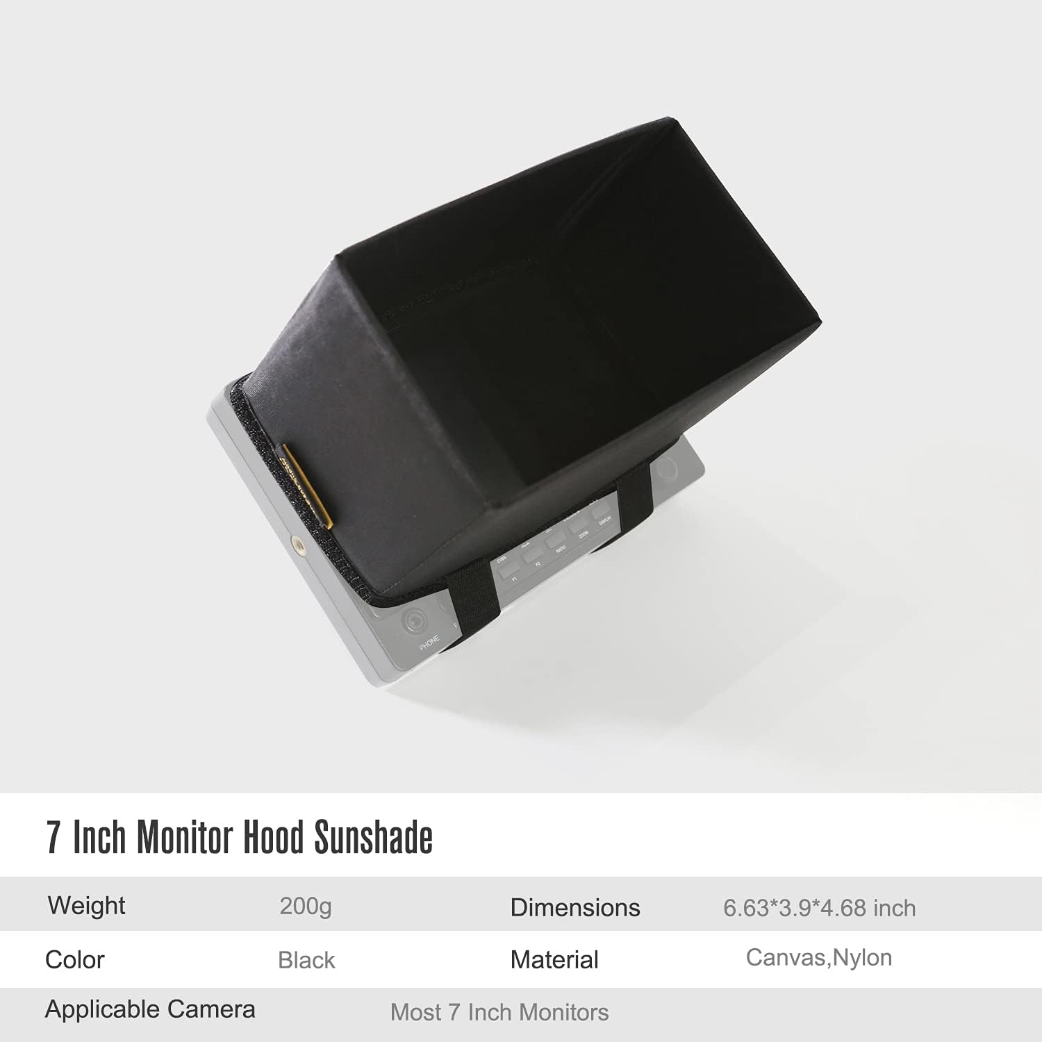 OPENMOON HD 7" Monitor Hood OSH07