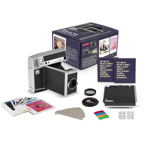 Lomography Lomo'Instant Square Glass Camera and Accessory Kit (New Black)