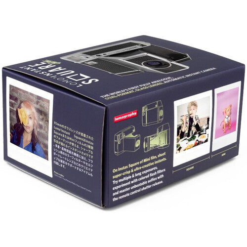 Lomography Lomo'Instant Square Glass Camera and Accessory Kit (New Black)