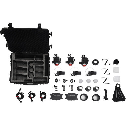 Aputure STORM 80c 3-Light Kit