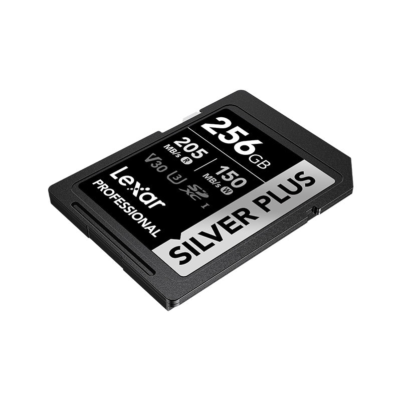 Lexar 256GB Professional SDXC SILVER PLUS UHS-I Memory Card 205MB/s