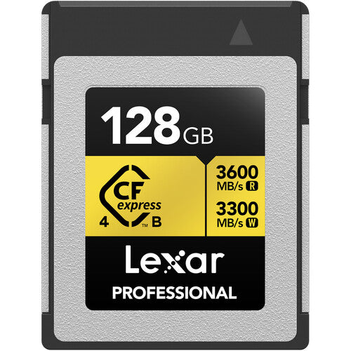Lexar 128GB Professional CFexpress Type-B Gold Memory Card