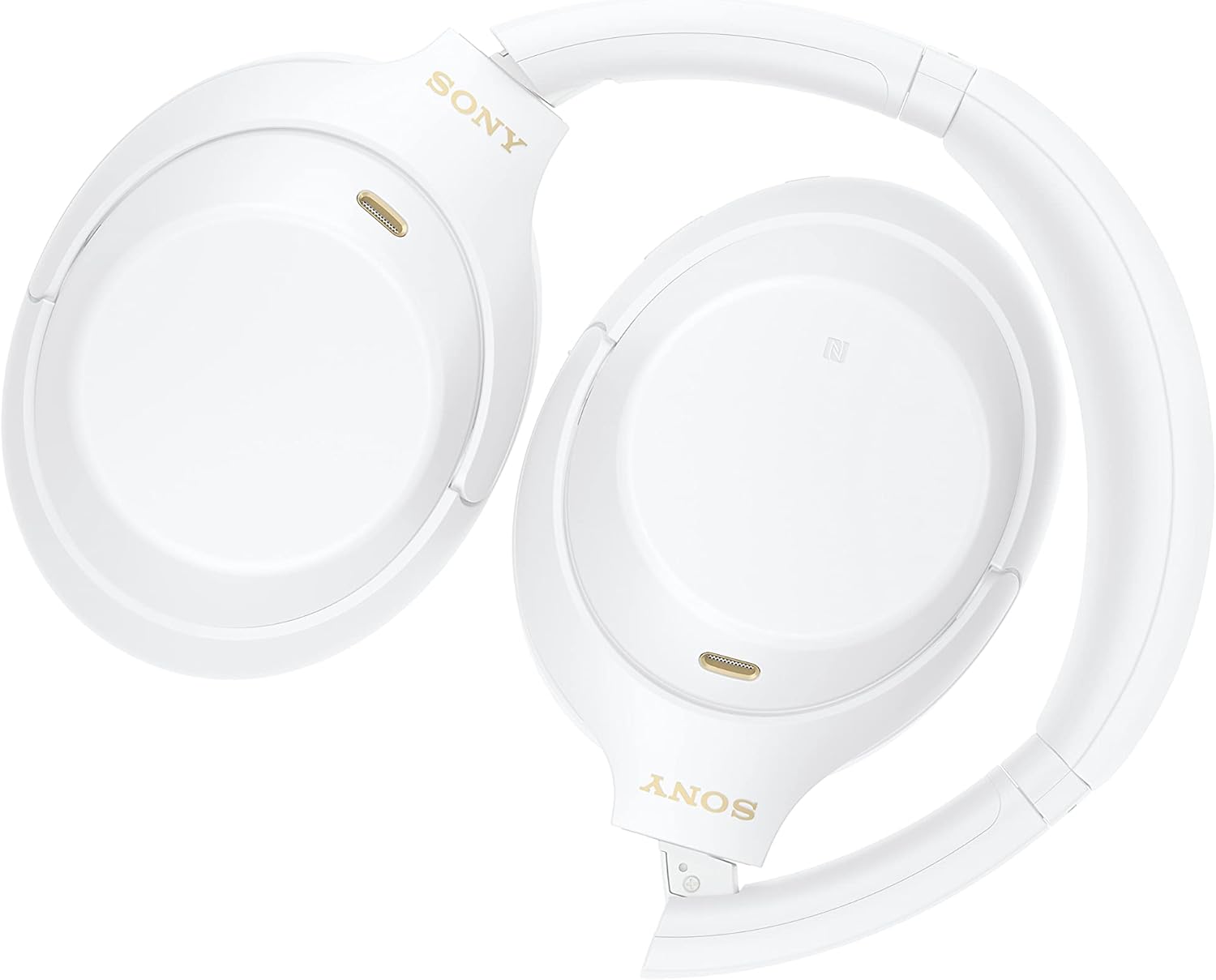 Sony WH-1000XM4 Wireless Noise-Canceling Over-Ear Headphones (White)
