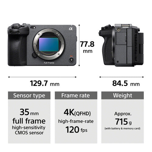 Sony FX3 Full-Frame Cinema Camera with Sony FE 24-70mm f2.8 GM II Lens