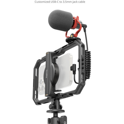 SmallRig All-in-One Video Kit For Smartphone Creators with Audio and Lighting System Full Quick Pro Edition 4704
