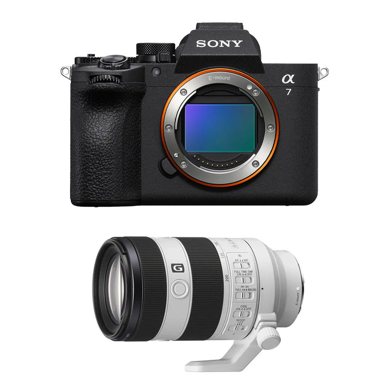 Sony a7 V Mirrorless Camera (Body Only) with Sony FE 70-200mm f4 Macro G OSS II Lens Sony FE