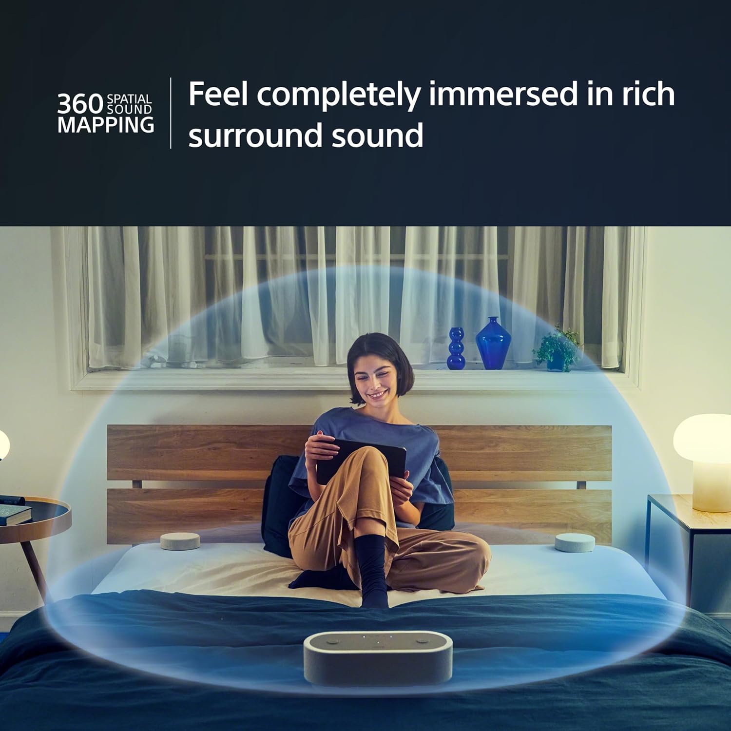 Sony HT-AX7 Portable Theater System with 360 Spatial Sound Mapping