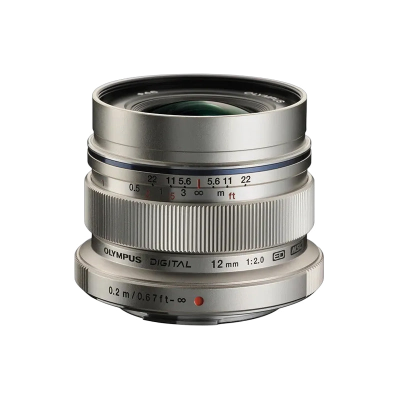 OM SYSTEM M.ZUIKO DIGITAL ED 12mm F2.0 Lens (Silver)