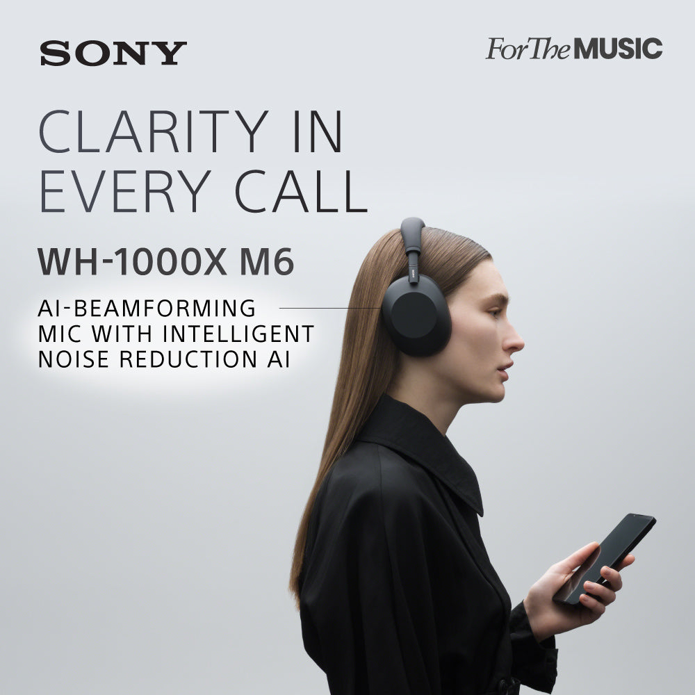 SONY WH-1000XM6 Noice Cancelling Headphones Black