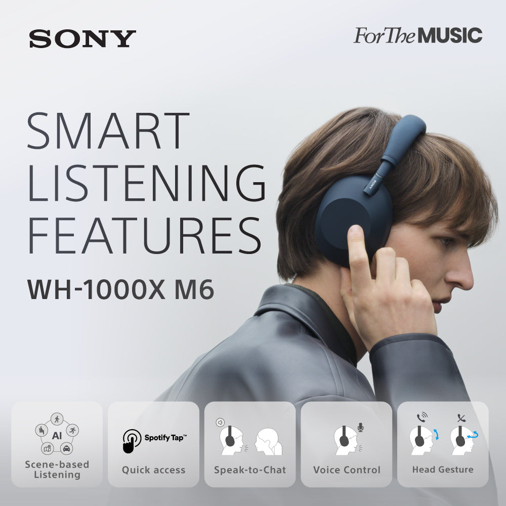 SONY WH-1000XM6 Noice Cancelling Headphones Pink