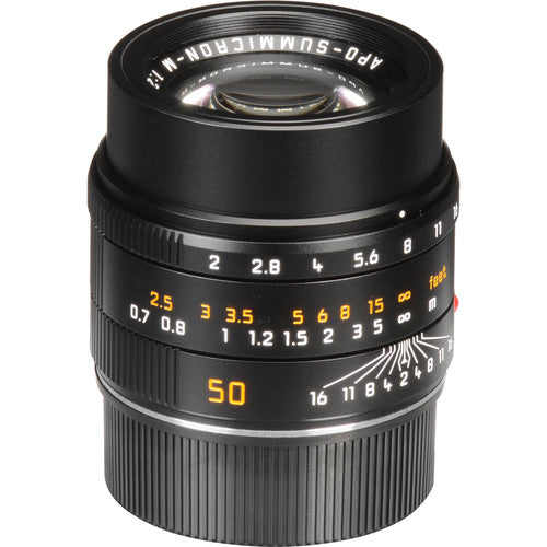 Leica APO-Summicron-M 50mm f2 ASPH Lens (Black) - 11141