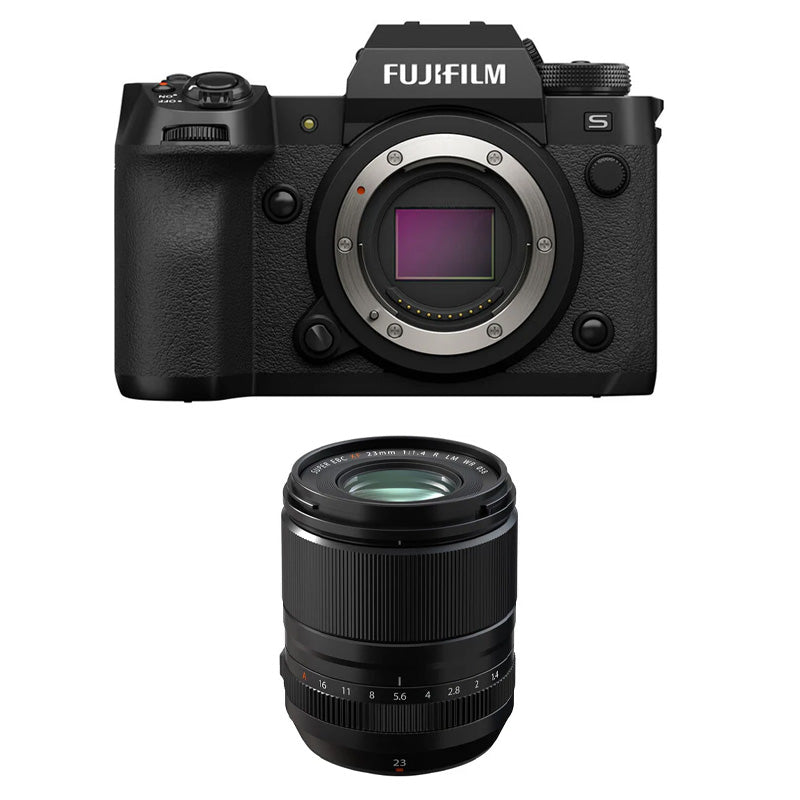 Fujifilm X-H2S Mirrorless Camera (Body Only) with Fujifilm XF 23mm f1.4 R LM WR Lens