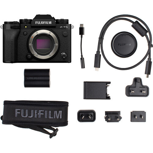 Fujifilm X-T5 Mirrorless Camera Body Only (Black) with Fujifilm XF 18mm f1.4 R LM WR Lens