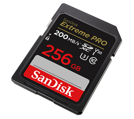 SanDisk SDXC Extreme Pro UHS-I 256GB R200MB/s W140MB/s