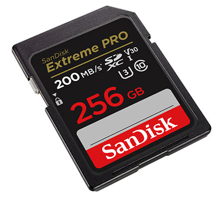 SanDisk SDXC Extreme Pro UHS-I 256GB R200MB/s W140MB/s