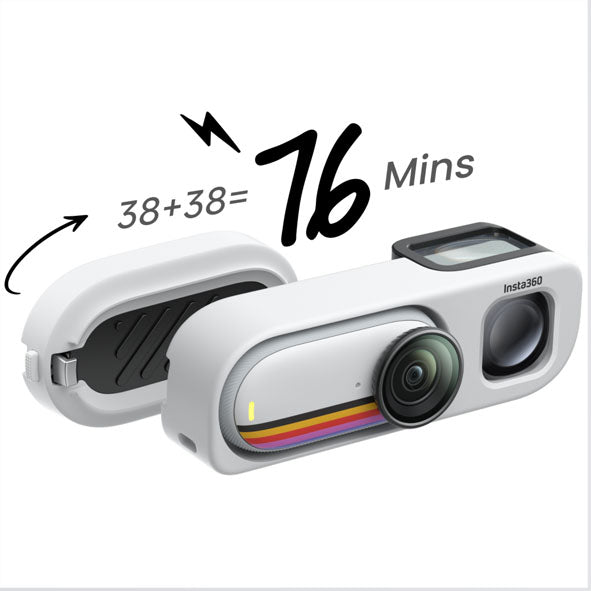 Insta360 GO 3S Retro Bundle (Special Edition) - Cannvas White 128 GB