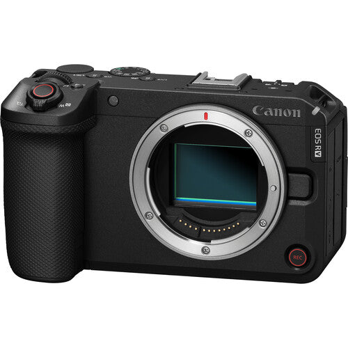 Canon EOS R6 V Mirrorless Camera (Body Only) with Fotopro Tripod PD-5+ + MH-2A Video Black
