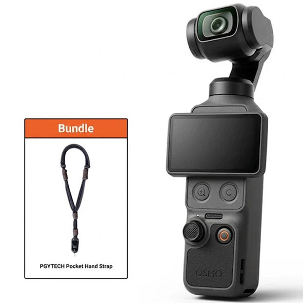 DJI Osmo Pocket 4 Creator Combo with PGYTECH Pocket Hand Strap (Stellar Black) P-CB-627