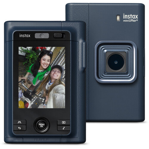 Fujifilm Instax Mini Liplay+ Hybrid Instant Camera (Midnight Blue) BND