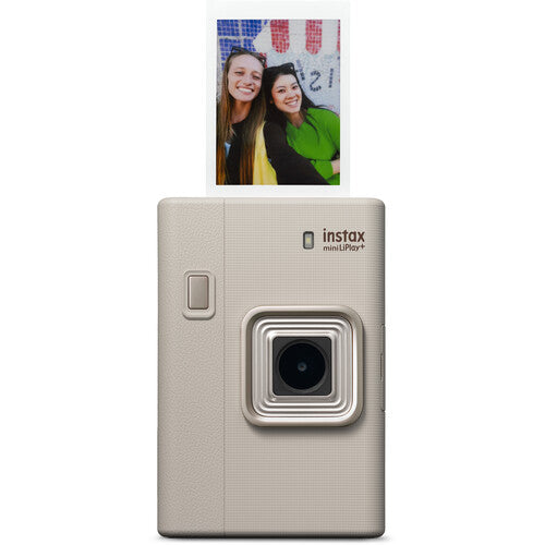 Fujifilm Instax Mini Liplay+ Hybrid Instant Camera (Sand Beige) BND