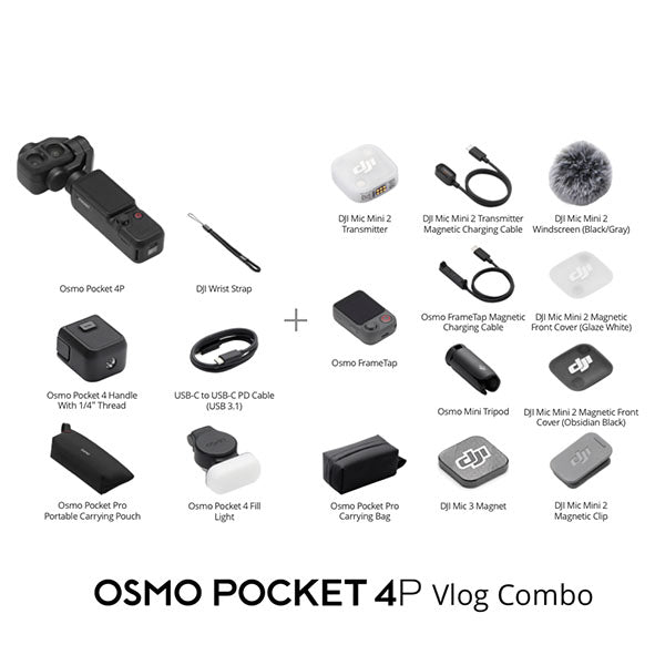 DJI Osmo Pocket 4P Vlog Combo