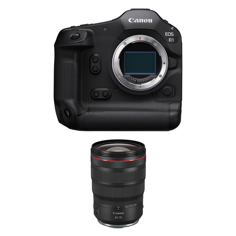 Canon EOS R1 Mirrorless Camera with Canon RF 24-70mm f2.8L IS USM Lens