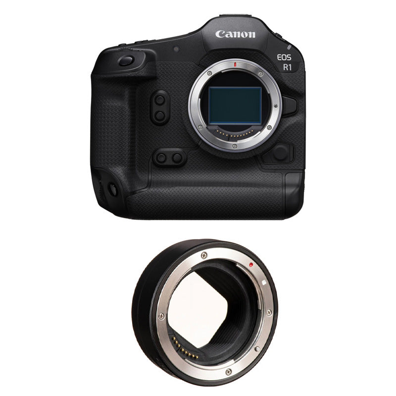 Canon EOS R1 Mirrorless Camera with Canon Mount Adapter EF-EOS R
