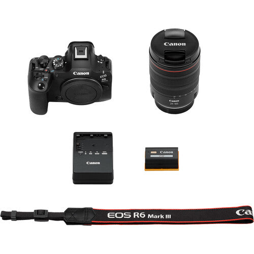 Canon EOS R6 Mark III Mirrorless Camera with 24-105mm f4-7.1 Lens with Canon RF 70-200mm f2.8L IS USM Lens