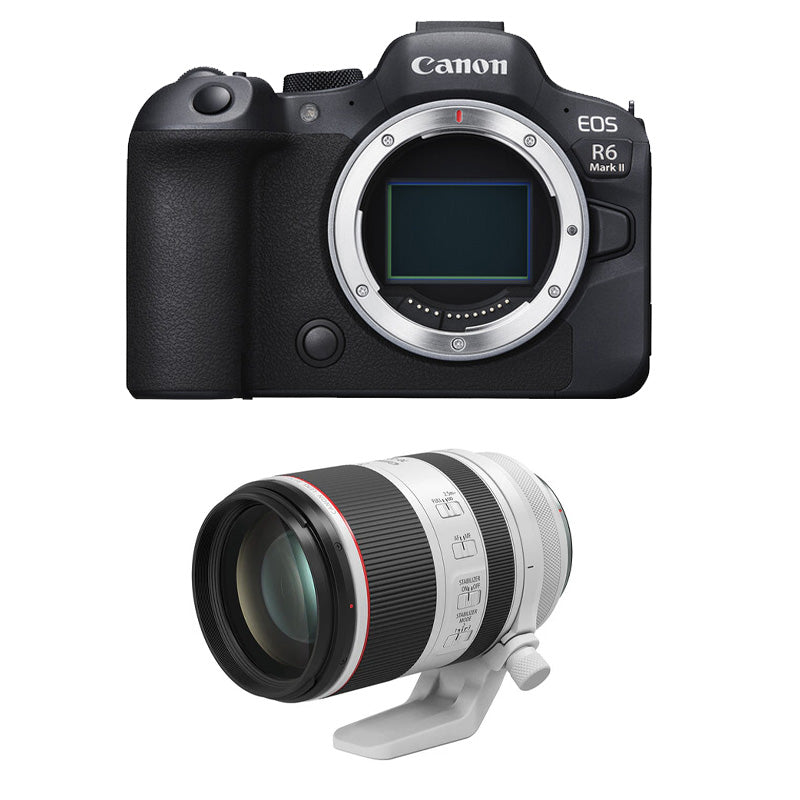Canon EOS R6 Mark II Mirrorless Camera (Body Only) with Canon RF 70-200mm f2.8L IS USM Lens