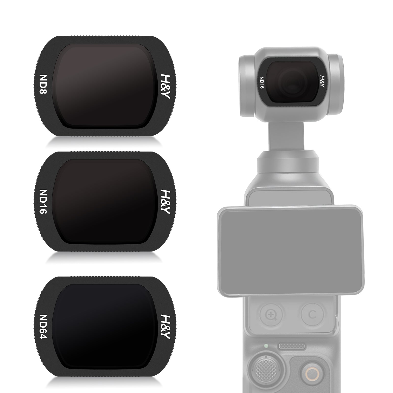 H&Y Filter for OSMO Pocket 3/4 ND8/ND16/ND64(DJI-P4NK)