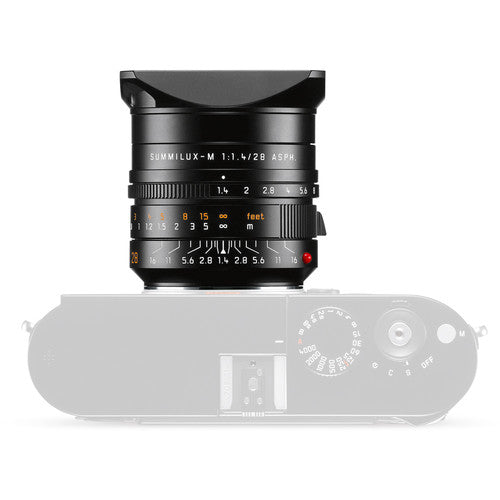 Leica Summilux-M 28mm f1.4 ASPH Lens (Black) - 11668