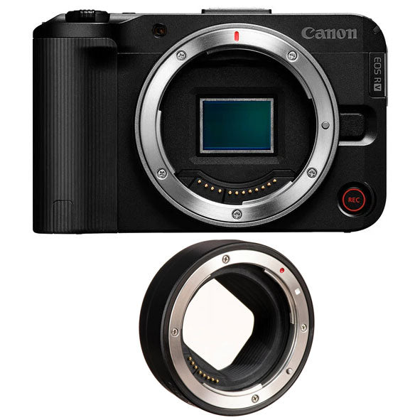 Canon EOS R50 V Mirrorless Camera (Body Only) with Canon Mount Adapter EF-EOS R