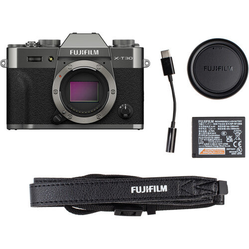 Fujifilm X-T30 III Mirrorless Camera with 13-33mm f/3.5-6.3 Lens (Charcoal Silver)