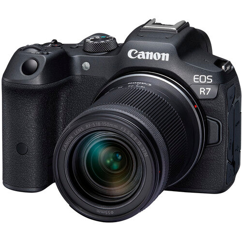 Canon EOS R7 Mirrorless Camera with 18-150mm Lens with Canon Mount Adapter EF-EOS R