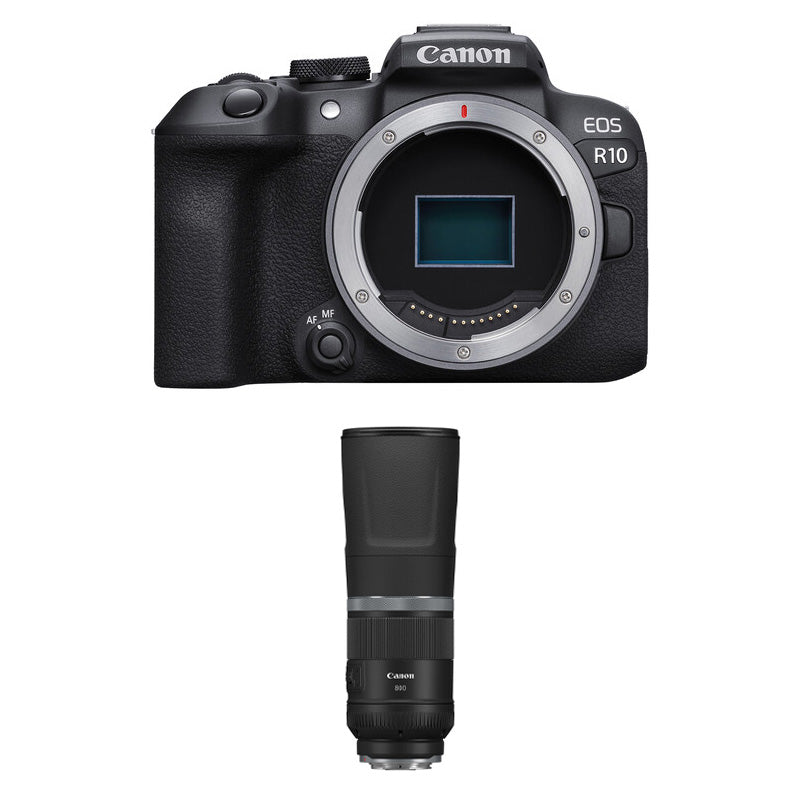 Canon EOS R10 Mirrorless Camera (Body Only) with Canon RF 800mm f/11 IS STM Lens