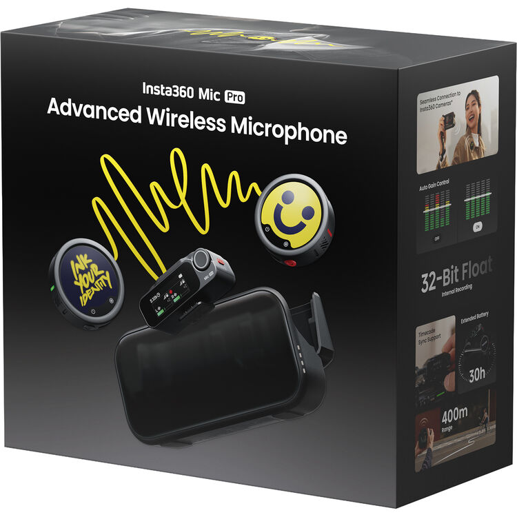Insta360 Mic Pro (2 TX + 1 RX)