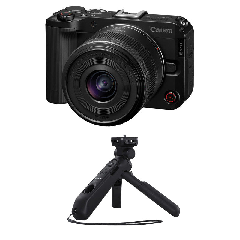 Canon EOS R50 V Mirrorless Camera with 14-30mm f4-6.3 Lens with Canon Tripod HG-100TBR