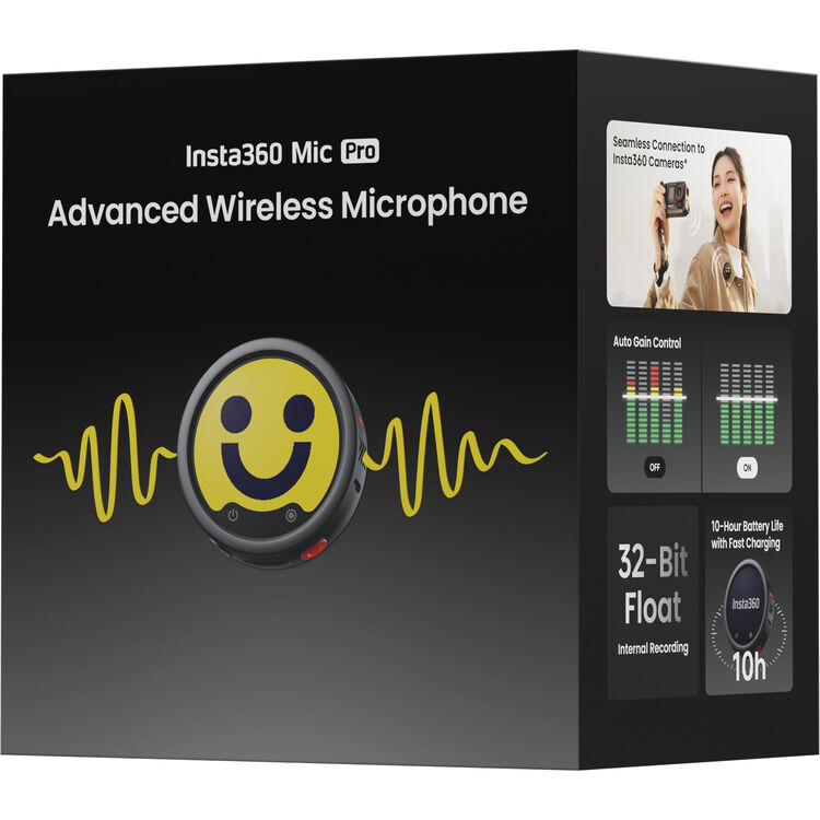 Insta360 Mic Pro (Graphite Black)