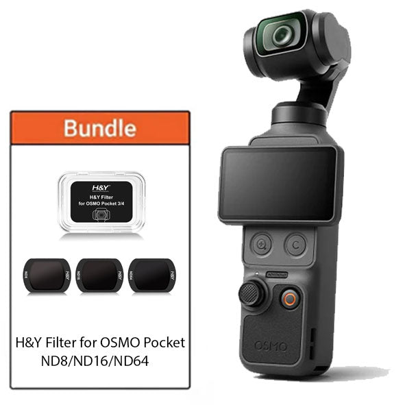 DJI Osmo Pocket 4 Standard Combo with H&Y Filter for OSMO Pocket 3/4 ND8/ND16/ND64(DJI-P4NK)