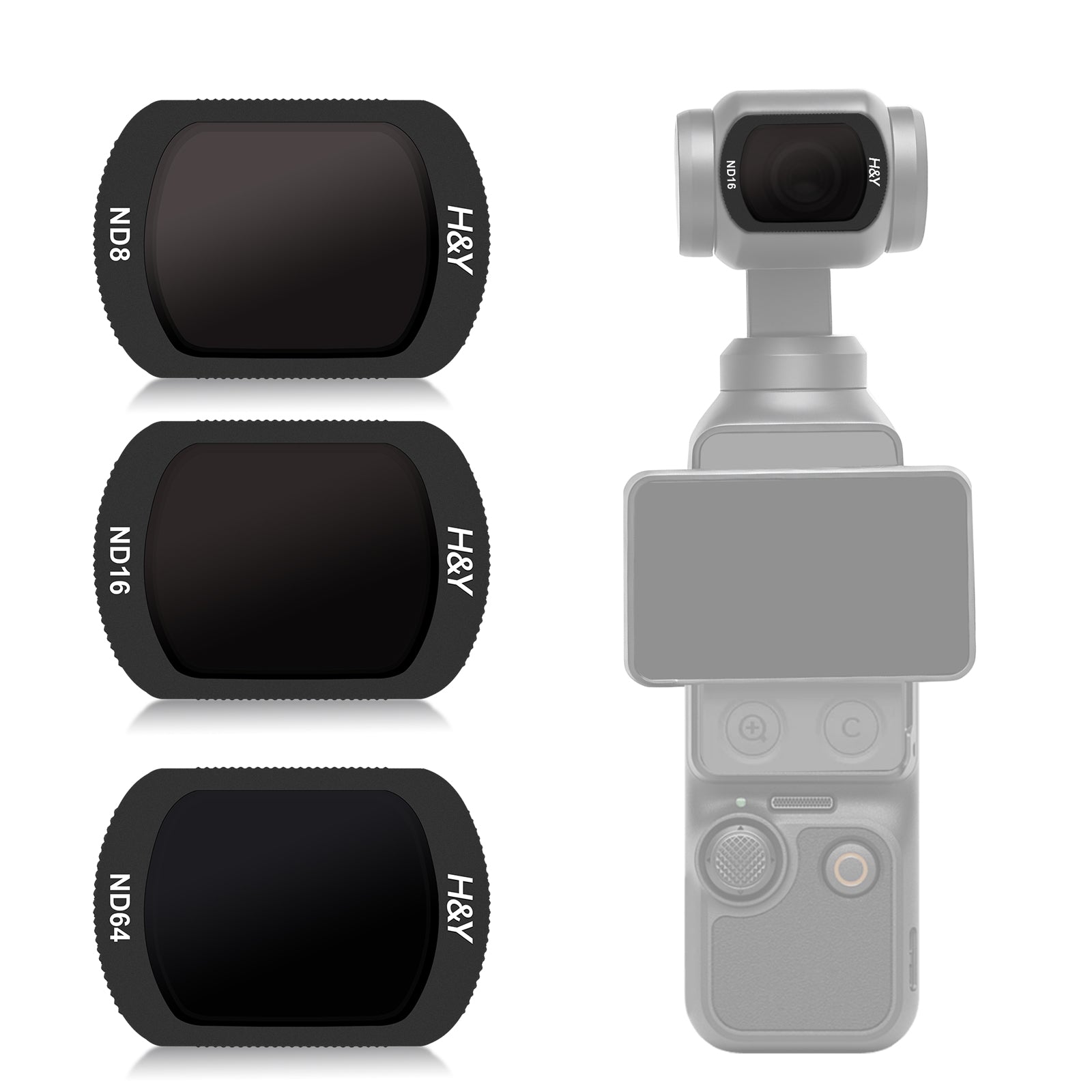 DJI Osmo Pocket 4 Creator Combo with H&Y Filter for OSMO Pocket 3/4 ND8/ND16/ND64(DJI-P4NK)