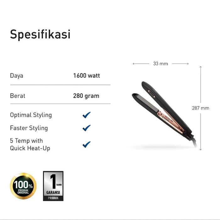 Panasonic EH-HS9B-K415 Nanoe Hair Straightener
