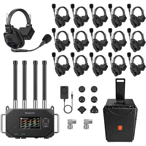 Saramonic WiTalk Base G16 16 Person Intercom System with Roaming Master Console (G-Mount)