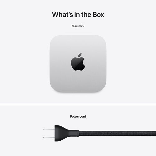 Apple Mac Mini M4 chip with 10core CPU and 10core GPU, 16GB, 256GB SSD