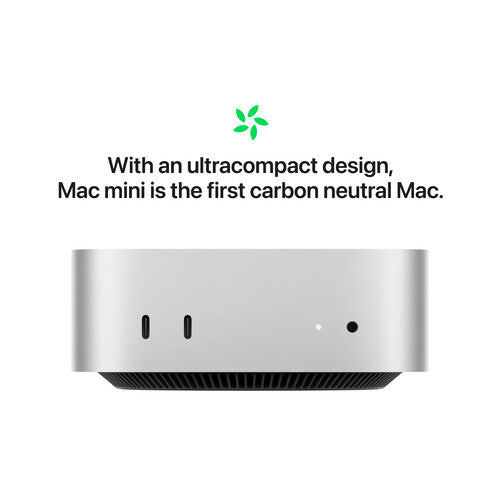 Apple Mac Mini M4 chip with 10core CPU and 10core GPU, 16GB, 256GB SSD