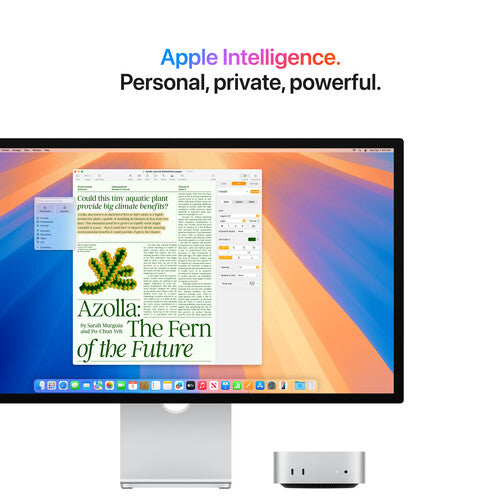 Apple Mac Mini M4 chip with 10core CPU and 10core GPU, 16GB, 256GB SSD