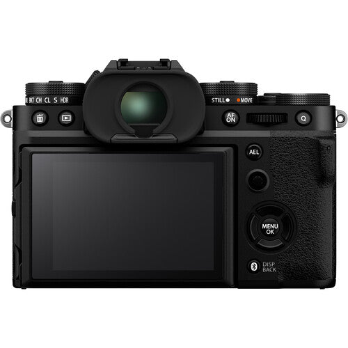Fujifilm X-T5 Mirrorless Camera Body Only (Black) with PGYTECH Leather Camera Case for FUJIFILM X-T5 Clay Brown P-CB-553